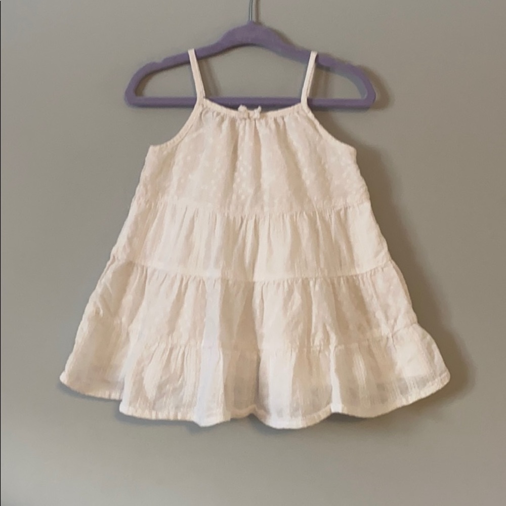 Girls White summer dress